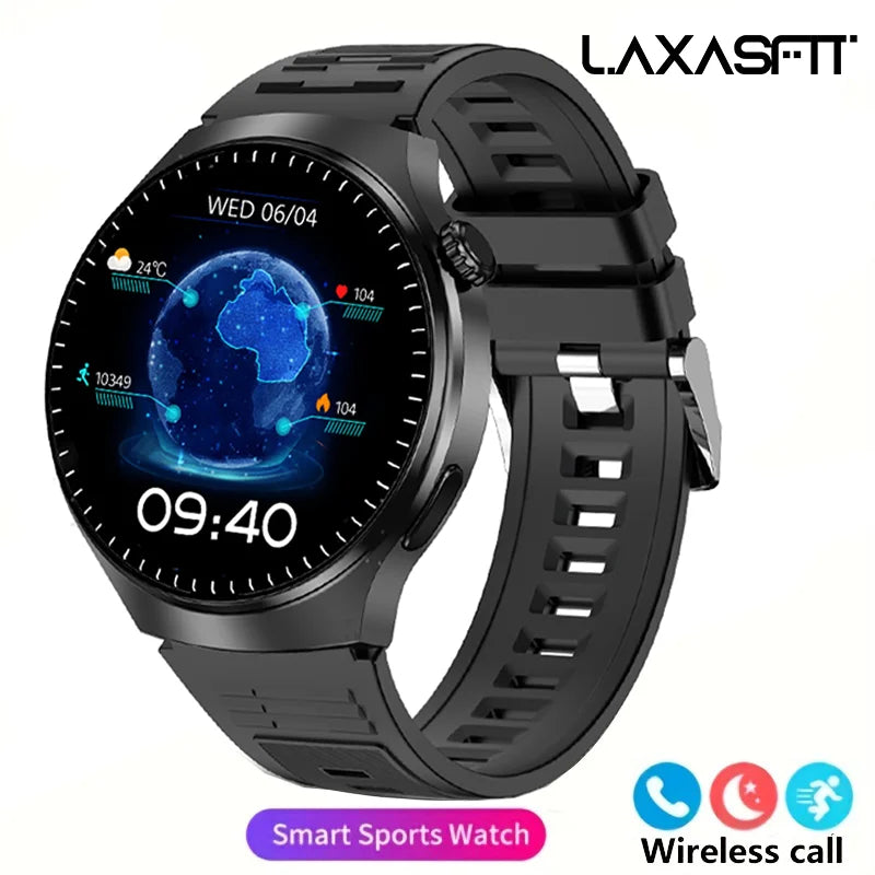 Smartwatch Masculino G.L Wear 2025 — HD, Bluetooth e Monitor de Saúde