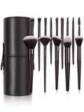 Set de Pincéis de Maquilhagem Profissional — Super Suaves para Olhos e Rosto