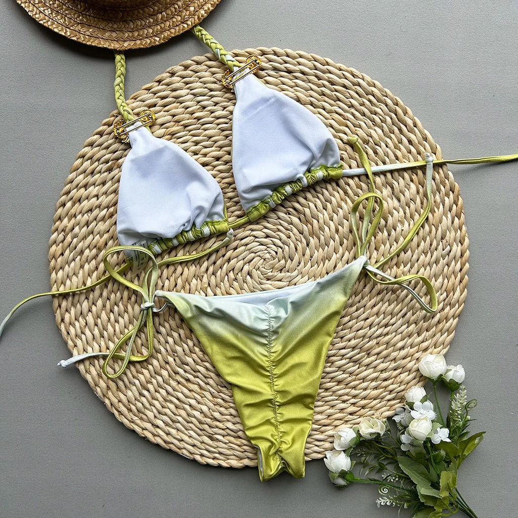Bikini Tie Dye Sexy — Conjunto Duas Peças | 2025