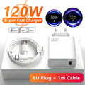 Carregador Turbo 120W 6A — Xiaomi, Redmi e POCO com Cabo Type-C