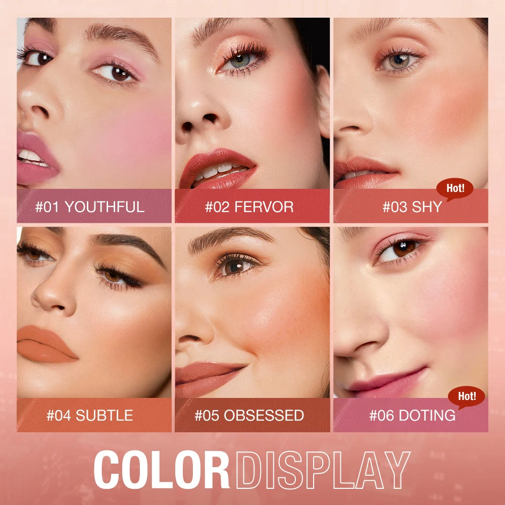 O.TWO.O Batom Blush Stick 3-em-1 — Olhos, Maçãs do Rosto e Lábios