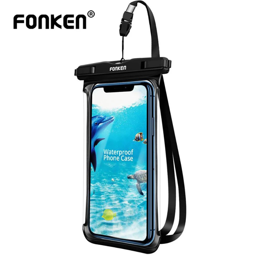 Saco Impermeável Universal para Telemóvel — iPhone, Samsung, Xiaomi, Huawei