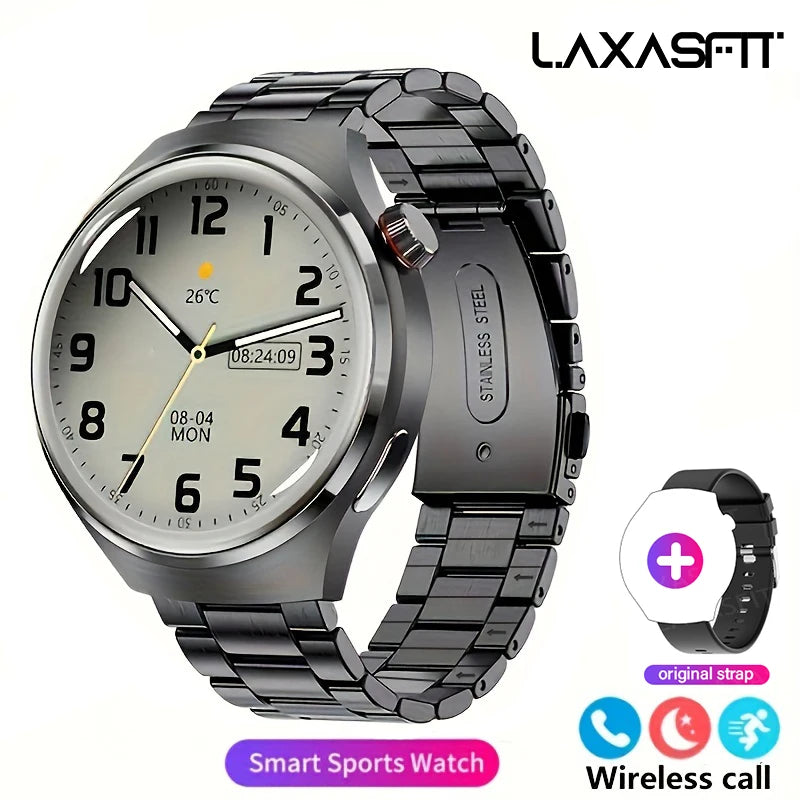 Smartwatch Masculino G.L Wear 2025 — HD, Bluetooth e Monitor de Saúde