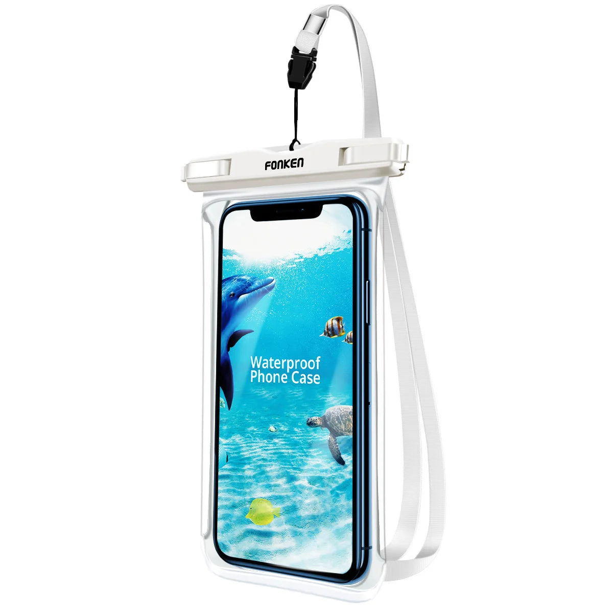 Saco Impermeável Universal para Telemóvel — iPhone, Samsung, Xiaomi, Huawei