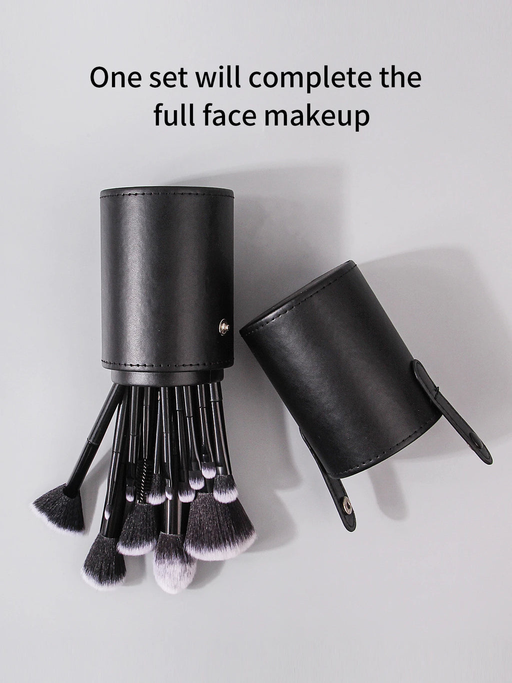 Set de Pincéis de Maquilhagem Profissional — Super Suaves para Olhos e Rosto