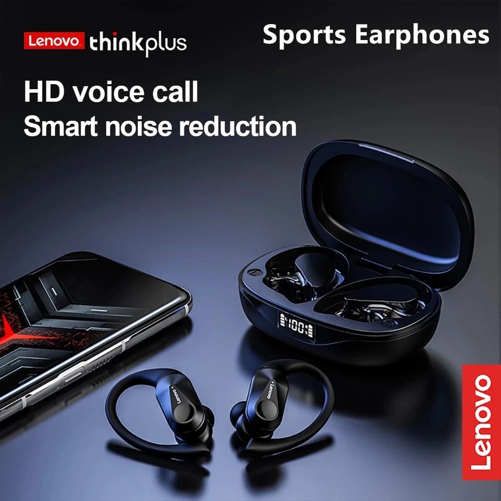 Lenovo LP75 — Earphones Desportivos Bluetooth 5.3