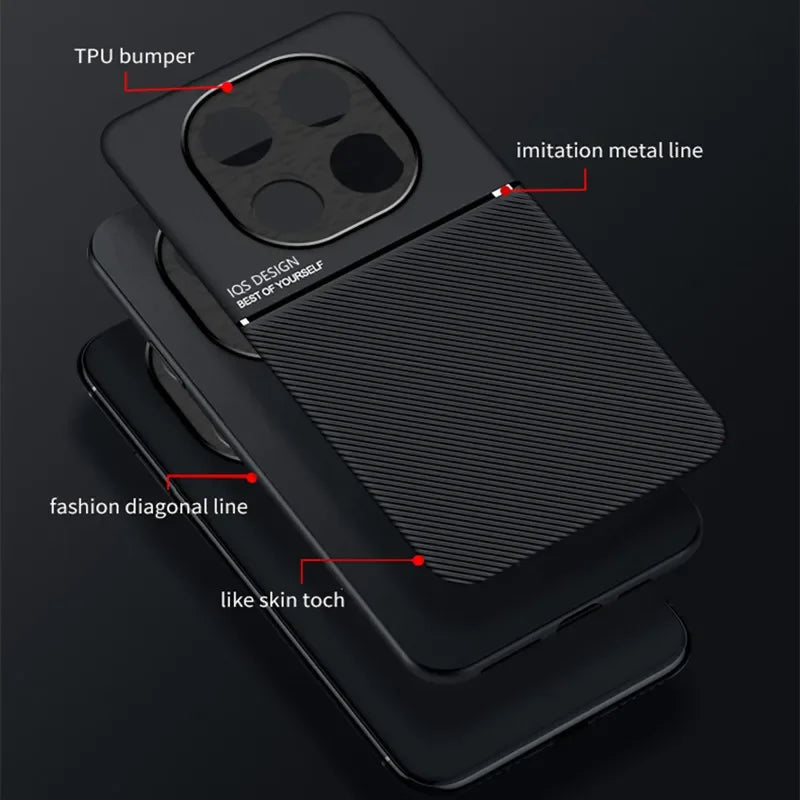 Capa Magnética Anti-Choque para Redmi Note 14 / 15 Series