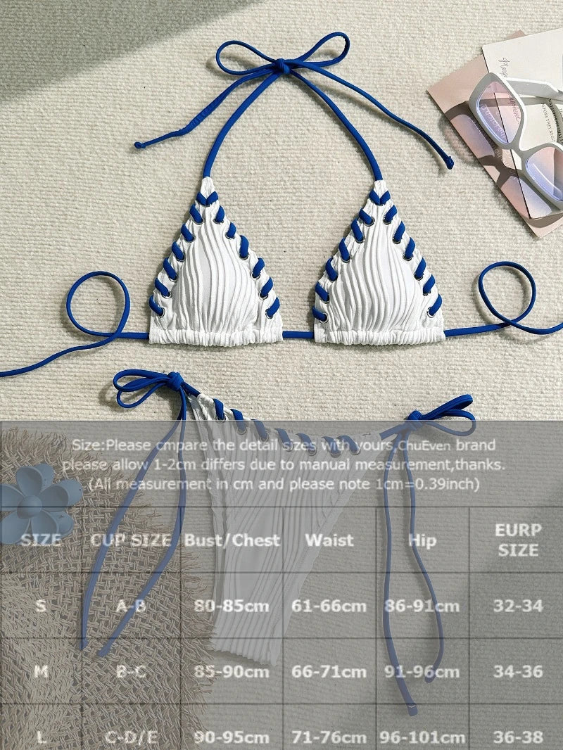 Bikini Brasileiro Sexy 2025 — Conjunto Duas Peças para Praia e Piscina