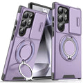 Capa Armor Magnética com Suporte para Samsung Galaxy S20 ao S26