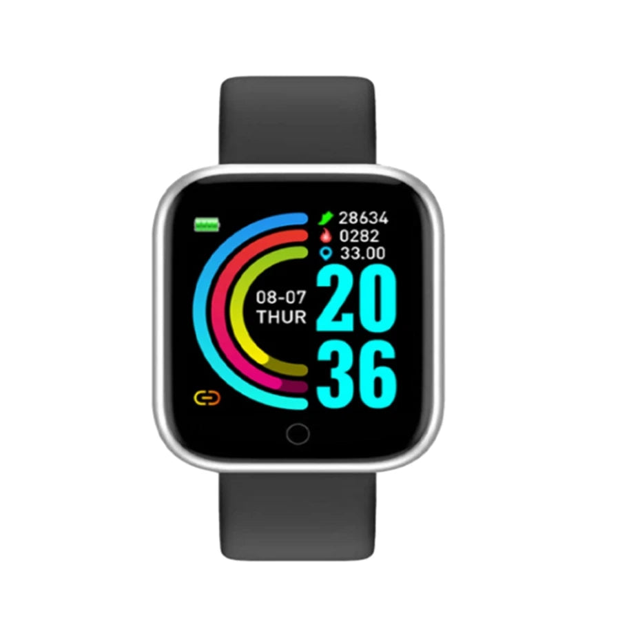 Smartwatch Unissexo — Bluetooth, Música, Fitness e Monitor de Sono
