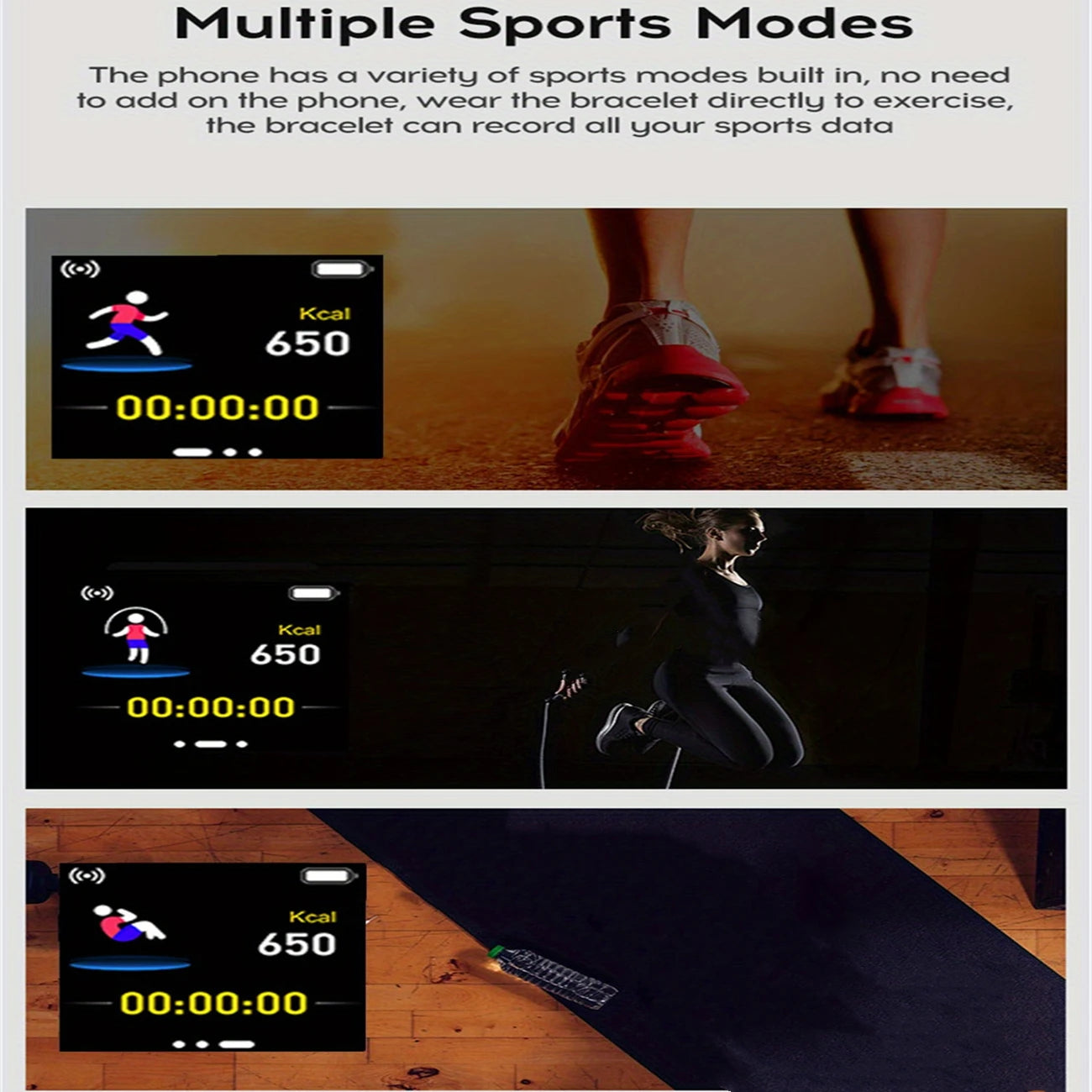 Smartwatch Unissexo — Bluetooth, Música, Fitness e Monitor de Sono