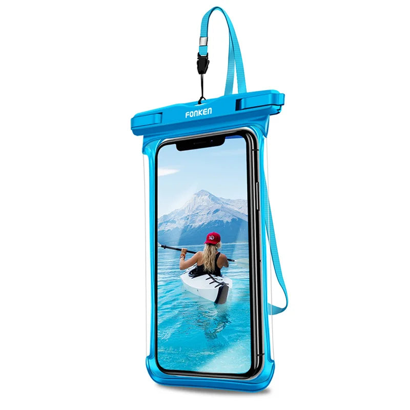 Saco Impermeável Universal para Telemóvel — iPhone, Samsung, Xiaomi, Huawei