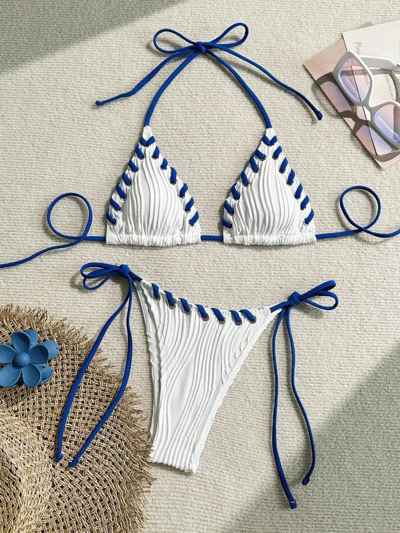 Bikini Brasileiro Sexy 2025 — Conjunto Duas Peças para Praia e Piscina