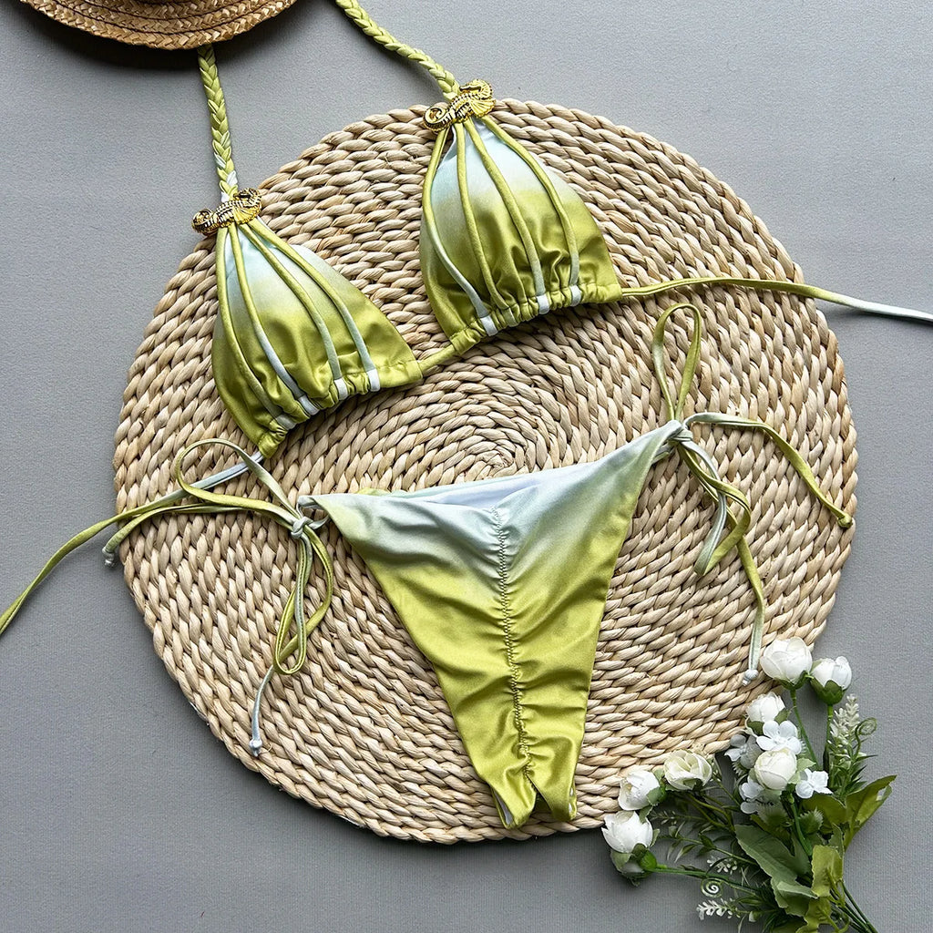 Bikini Tie Dye Sexy — Conjunto Duas Peças | 2025