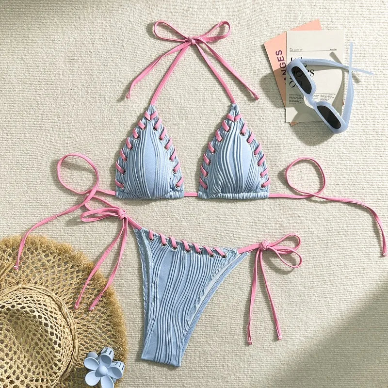 Bikini Brasileiro Sexy 2025 — Conjunto Duas Peças para Praia e Piscina