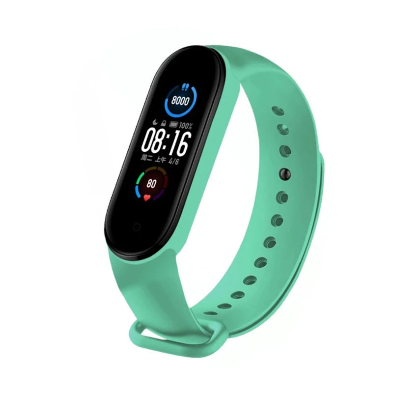 Smartwatch M6 — Pulseira Fitness com Monitor Cardíaco e Tensão Arterial