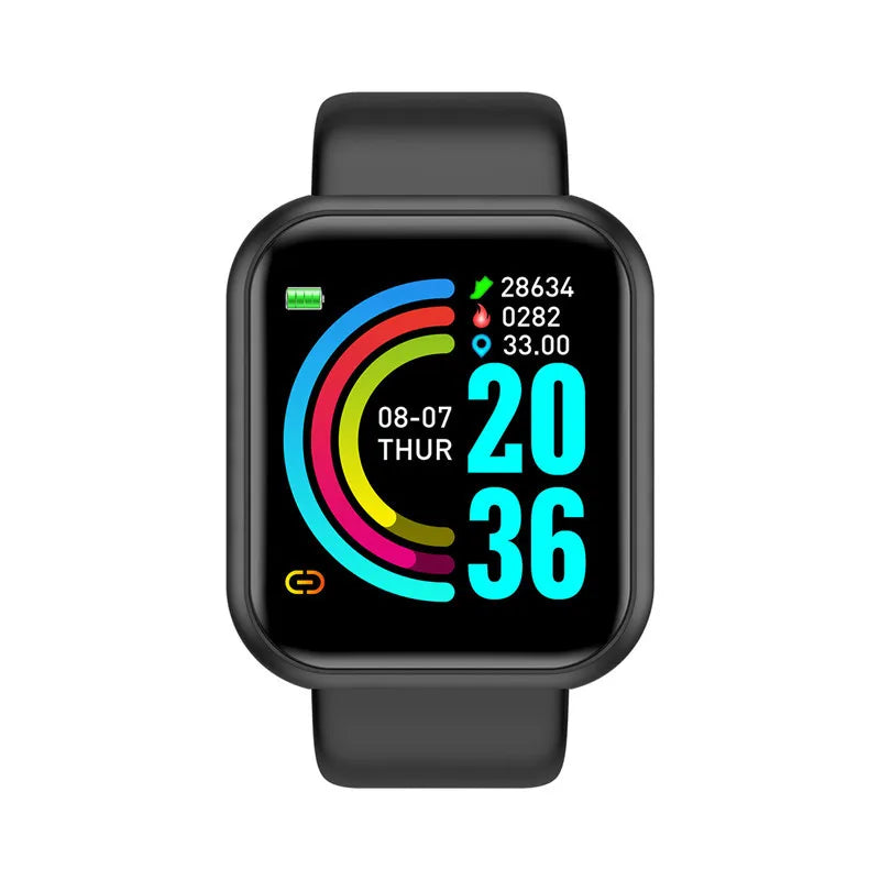 Smartwatch Unissexo — Bluetooth, Música, Fitness e Monitor de Sono
