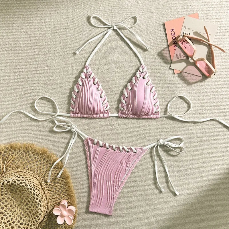 Bikini Brasileiro Sexy 2025 — Conjunto Duas Peças para Praia e Piscina