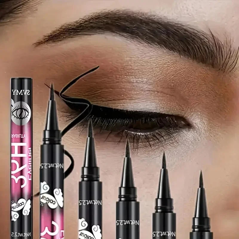 Lápis Delineador Preto à Prova de Água — Longa Duração | Pack 3 ou 5 unidades