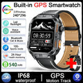 Smartwatch Militar Outdoor 2026 — GPS, LED, Bússola, Bluetooth e IP68 Impermeável
