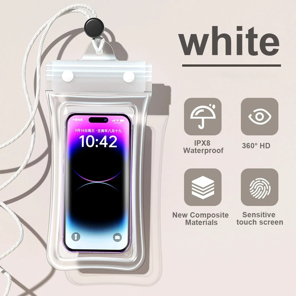 Saco Impermeável Universal para Telemóvel — iPhone, Samsung, Xiaomi, Huawei