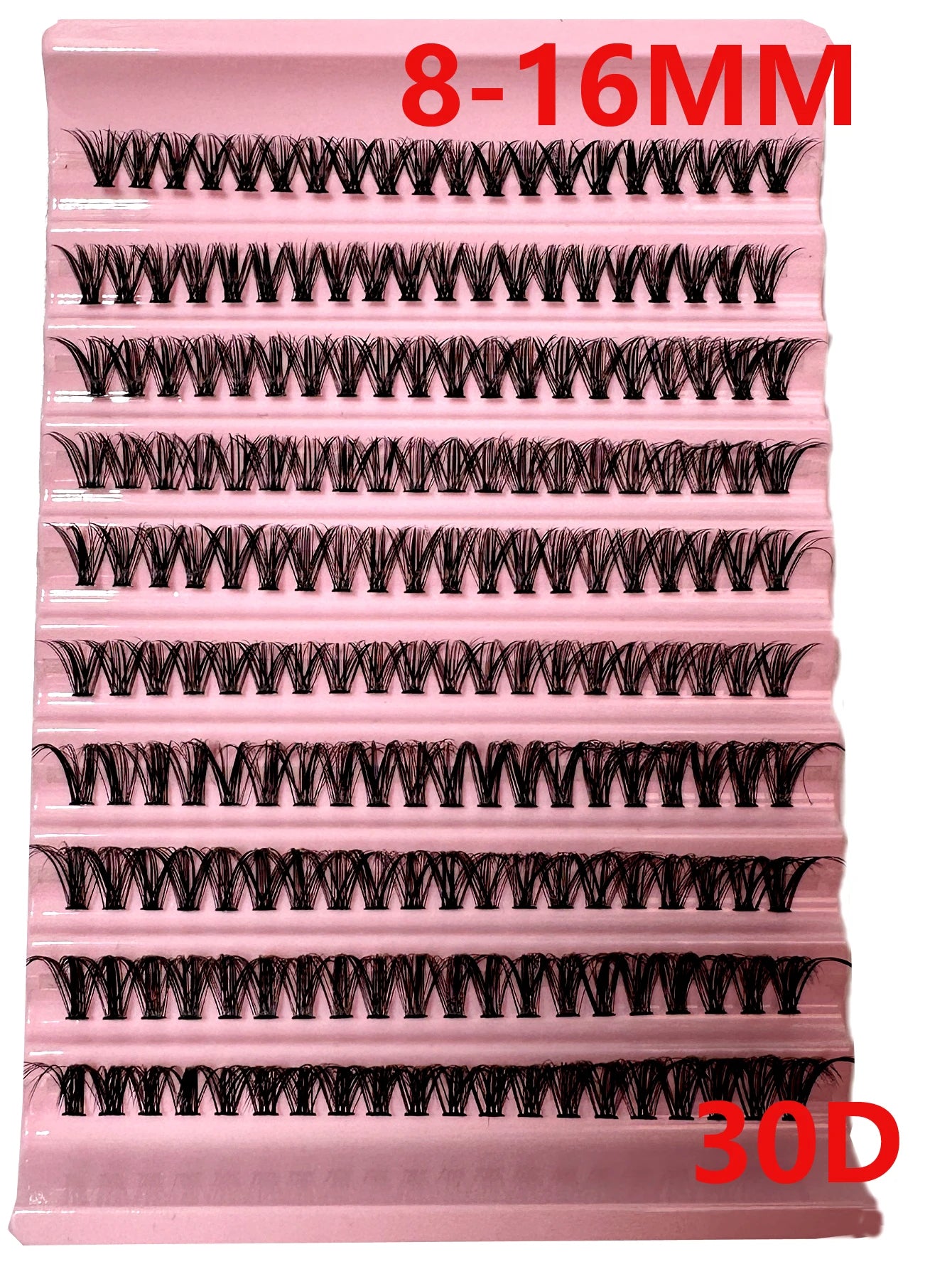 Kit de Extensão de Pestanas DIY — 200 Clusters + Cola e Removedor Incluídos