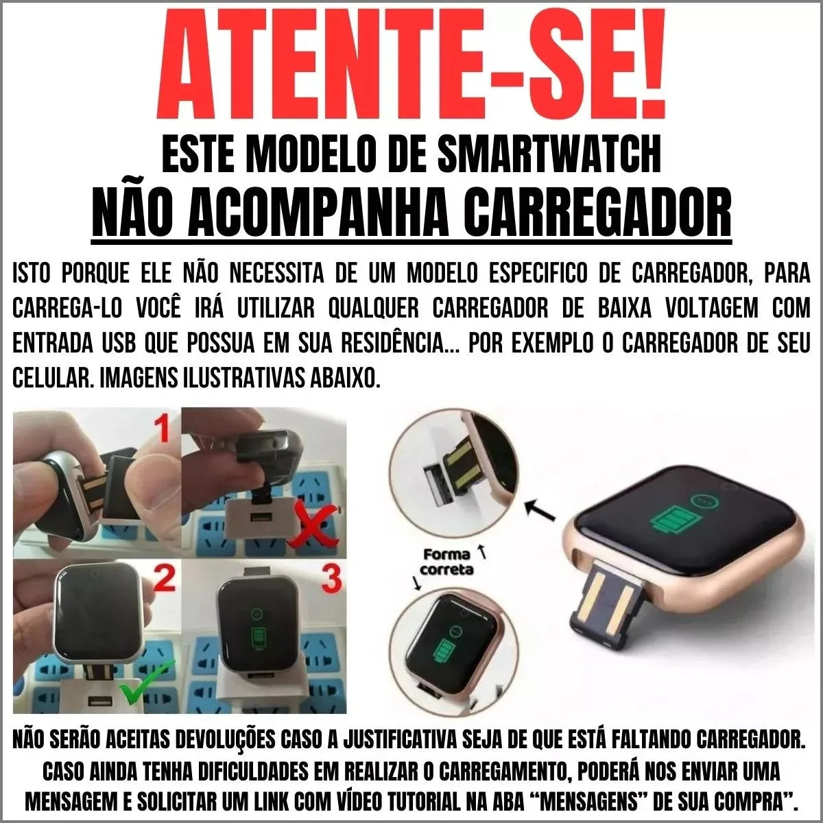Smartwatch D20 Y68 Pro6 — Fitness, Podómetro e Monitor de Atividade